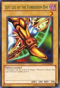 Left Leg of the Forbidden One (Green) [DL11-EN003] Rare | Shuffle n Cut Hobbies & Games