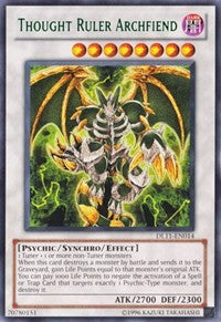 Thought Ruler Archfiend (Green) [DL11-EN014] Rare | Shuffle n Cut Hobbies & Games