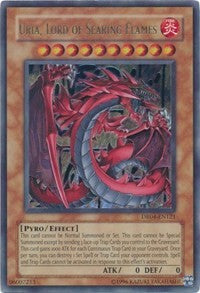 Uria, Lord of Searing Flames [DR04-EN121] Ultra Rare | Shuffle n Cut Hobbies & Games