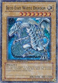 Blue-Eyes White Dragon [DT01-EN001] Super Rare | Shuffle n Cut Hobbies & Games