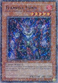 Flamvell Fiend [DT01-EN072] Super Rare | Shuffle n Cut Hobbies & Games