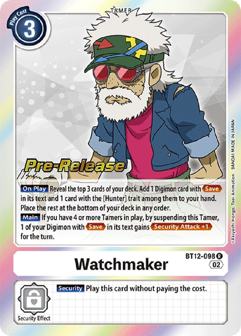 Watchmaker [BT12-098] [Across Time Pre-Release Cards] | Shuffle n Cut Hobbies & Games