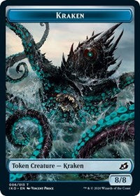 Kraken // Human Soldier (004) Double-Sided Token [Ikoria: Lair of Behemoths Tokens] | Shuffle n Cut Hobbies & Games