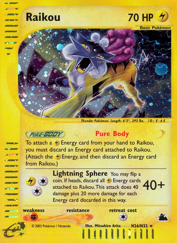 Raikou (H26/H32) [Skyridge] | Shuffle n Cut Hobbies & Games