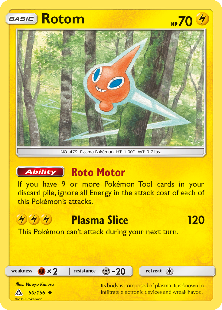 Rotom (50/156) [Sun & Moon: Ultra Prism] | Shuffle n Cut Hobbies & Games