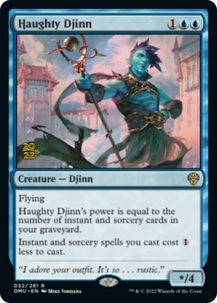 Haughty Djinn [Dominaria United Prerelease Promos] | Shuffle n Cut Hobbies & Games