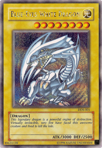 Blue-Eyes White Dragon (Dark Duel Stories) [DDS-001] Secret Rare | Shuffle n Cut Hobbies & Games