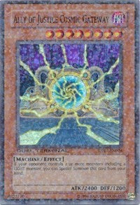 Ally of Justice Cosmic Gateway [DT02-EN028] Super Rare | Shuffle n Cut Hobbies & Games