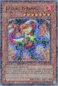 Jurrac Tyrannus [DT02-EN068] Super Rare | Shuffle n Cut Hobbies & Games