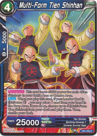 Multi-Form Tien Shinhan [TB1-033] | Shuffle n Cut Hobbies & Games