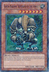 Green Baboon, Defender of the Forest [DT03-EN057] Common | Shuffle n Cut Hobbies & Games