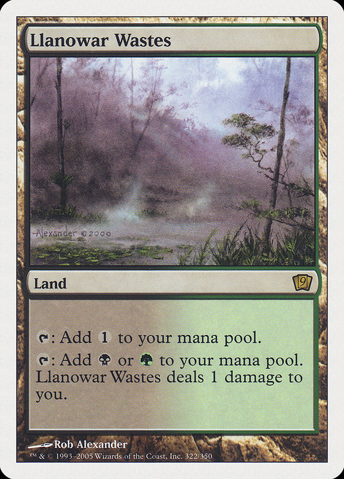 Llanowar Wastes [Ninth Edition] | Shuffle n Cut Hobbies & Games