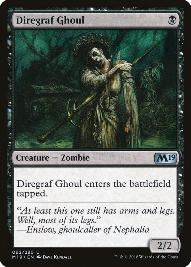 Diregraf Ghoul [Core Set 2019] | Shuffle n Cut Hobbies & Games