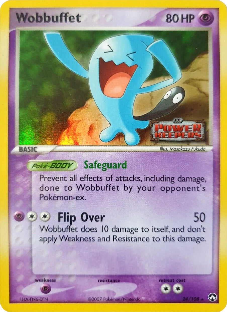 Wobbuffet (24/108) (Stamped) [EX: Power Keepers] | Shuffle n Cut Hobbies & Games