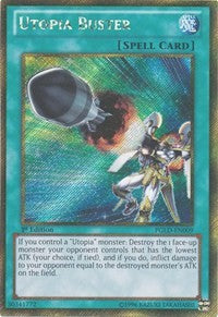 Utopia Buster [PGLD-EN009] Gold Secret Rare | Shuffle n Cut Hobbies & Games