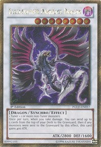 Blackfeather Darkrage Dragon [PGLD-EN017] Gold Secret Rare | Shuffle n Cut Hobbies & Games