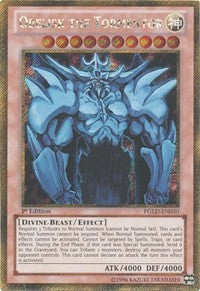 Obelisk the Tormentor [PGLD-EN030] Gold Secret Rare | Shuffle n Cut Hobbies & Games