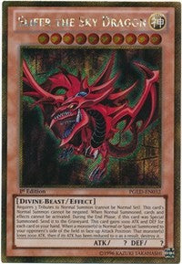 Slifer the Sky Dragon [PGLD-EN032] Gold Secret Rare | Shuffle n Cut Hobbies & Games