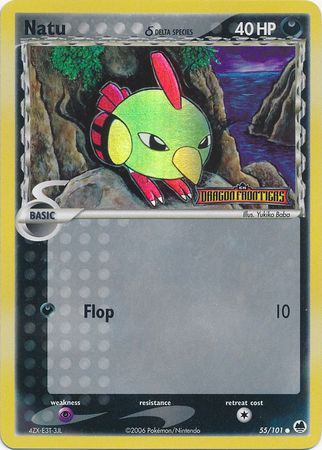 Natu (55/101) (Delta Species) (Stamped) [EX: Dragon Frontiers] | Shuffle n Cut Hobbies & Games