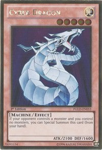 Cyber Dragon [PGLD-EN053] Gold Rare | Shuffle n Cut Hobbies & Games