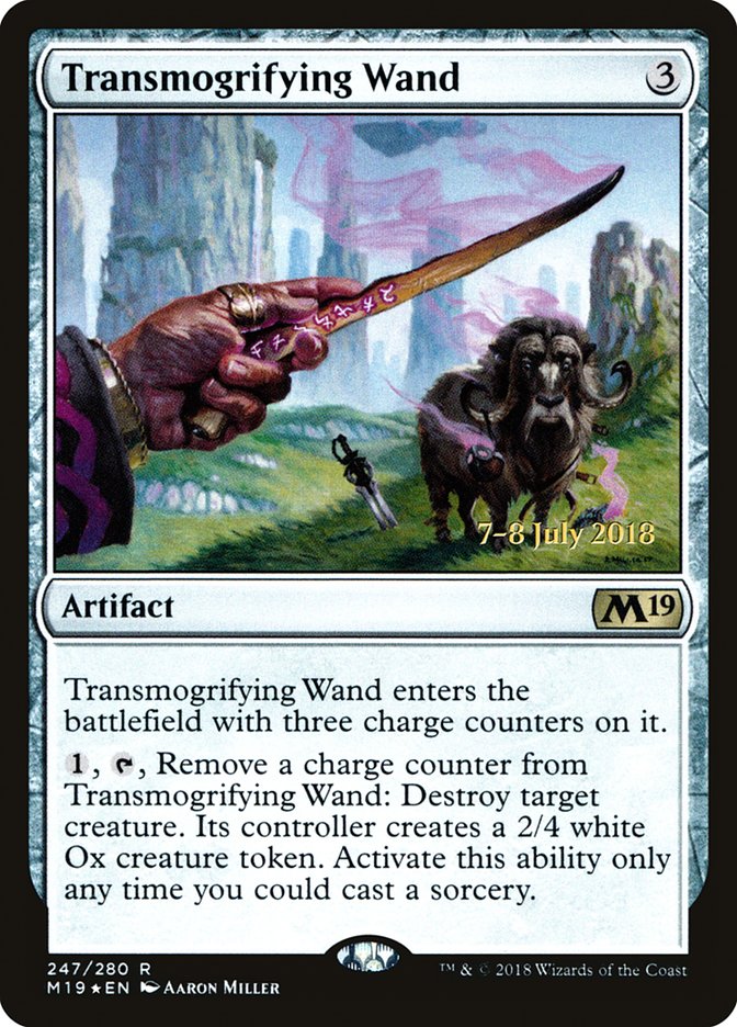 Transmogrifying Wand [Core Set 2019 Prerelease Promos] | Shuffle n Cut Hobbies & Games