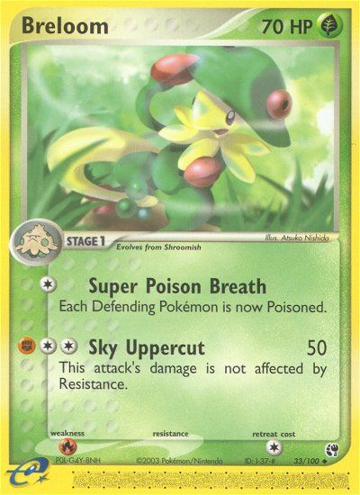 Breloom (33/100) [EX: Sandstorm] | Shuffle n Cut Hobbies & Games