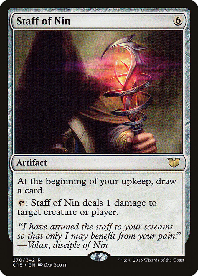 Staff of Nin [Commander 2015] | Shuffle n Cut Hobbies & Games