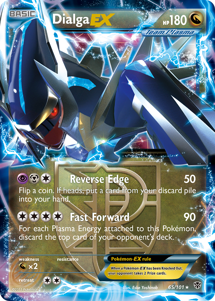 Dialga EX (65/101) [Black & White: Plasma Blast] | Shuffle n Cut Hobbies & Games