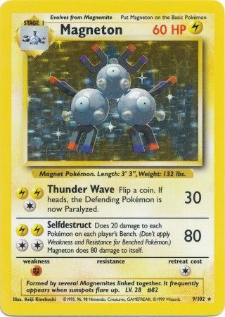 Magneton (9/102) [Base Set Unlimited] | Shuffle n Cut Hobbies & Games