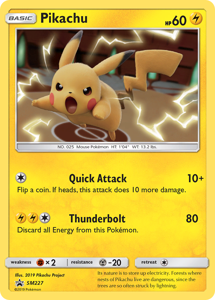 Pikachu (SM227) [Sun & Moon: Black Star Promos] | Shuffle n Cut Hobbies & Games