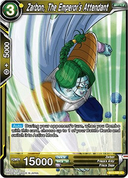 Zarbon, The Emperor's Attendant (BT1-101) [Galactic Battle] | Shuffle n Cut Hobbies & Games