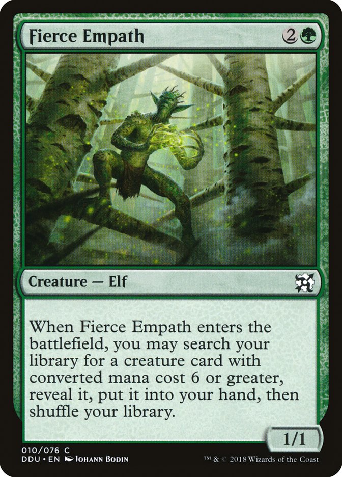 Fierce Empath [Duel Decks: Elves vs. Inventors] | Shuffle n Cut Hobbies & Games