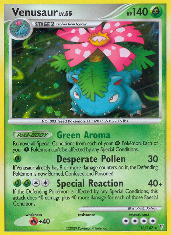 Venusaur (13/147) (Theme Deck Exclusive) [Platinum: Supreme Victors] | Shuffle n Cut Hobbies & Games