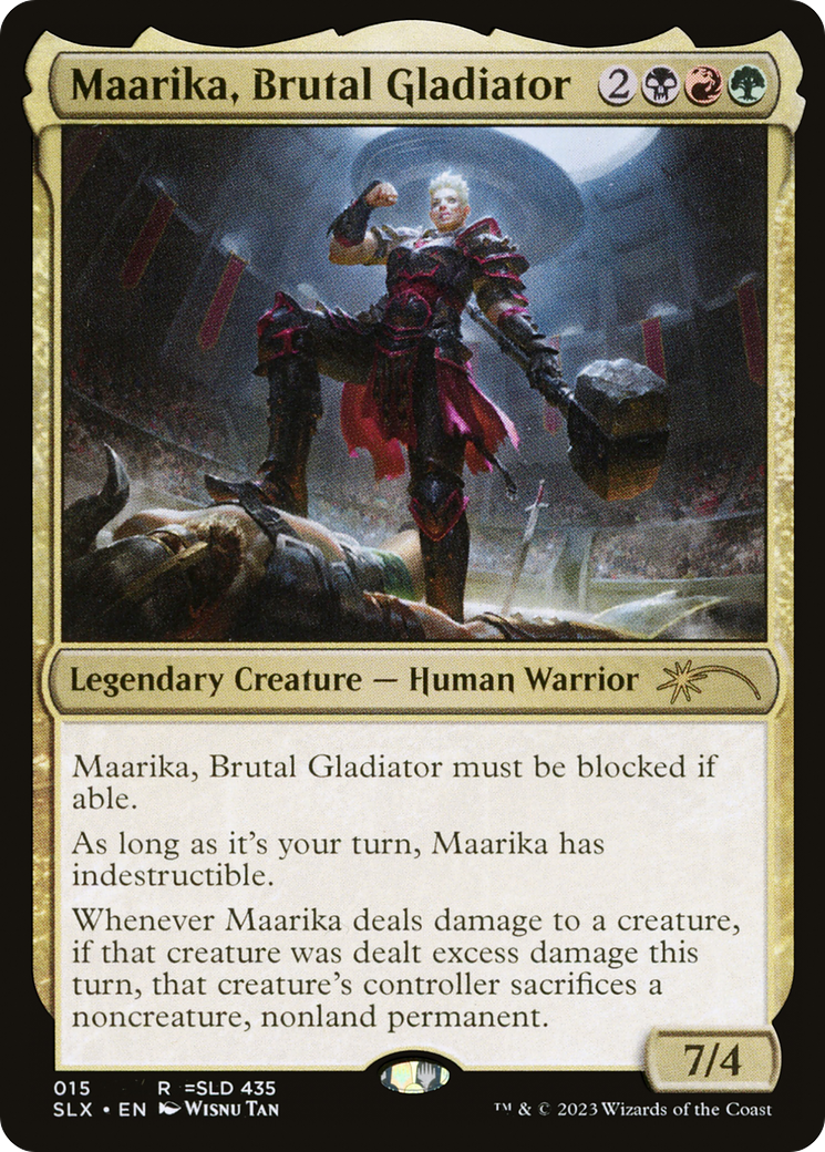 Maarika, Brutal Gladiator [Secret Lair: Universes Within] | Shuffle n Cut Hobbies & Games