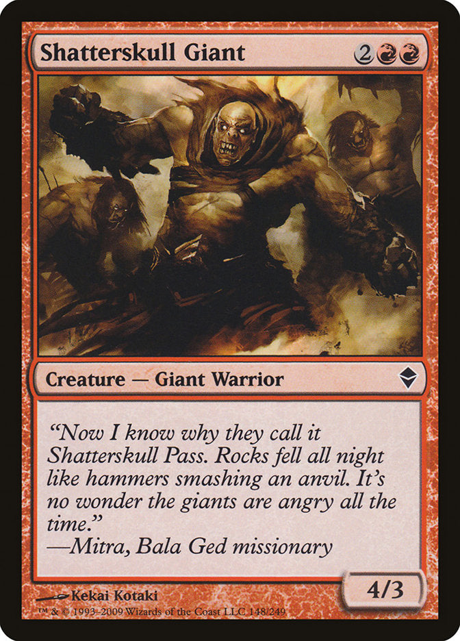 Shatterskull Giant [Zendikar] | Shuffle n Cut Hobbies & Games