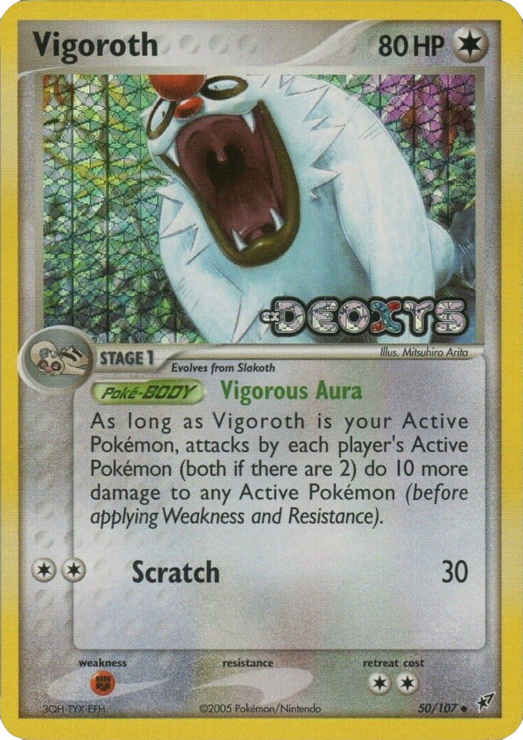 Vigoroth (50/107) (Stamped) [EX: Deoxys] | Shuffle n Cut Hobbies & Games