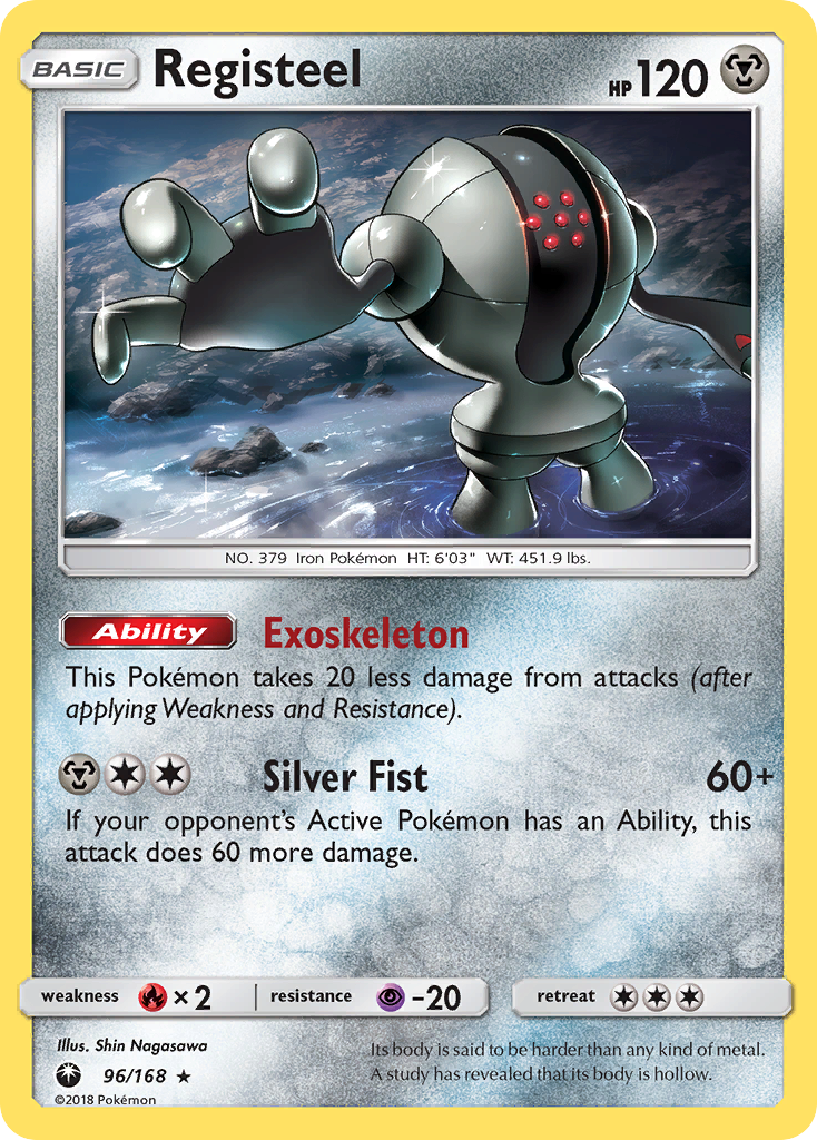 Registeel (96/168) [Sun & Moon: Celestial Storm] | Shuffle n Cut Hobbies & Games