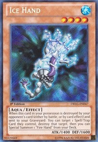 Ice Hand [DRLG-EN047] Secret Rare | Shuffle n Cut Hobbies & Games