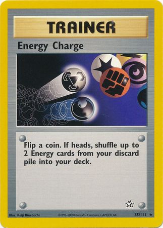 Energy Charge (85/111) [Neo Genesis Unlimited] | Shuffle n Cut Hobbies & Games