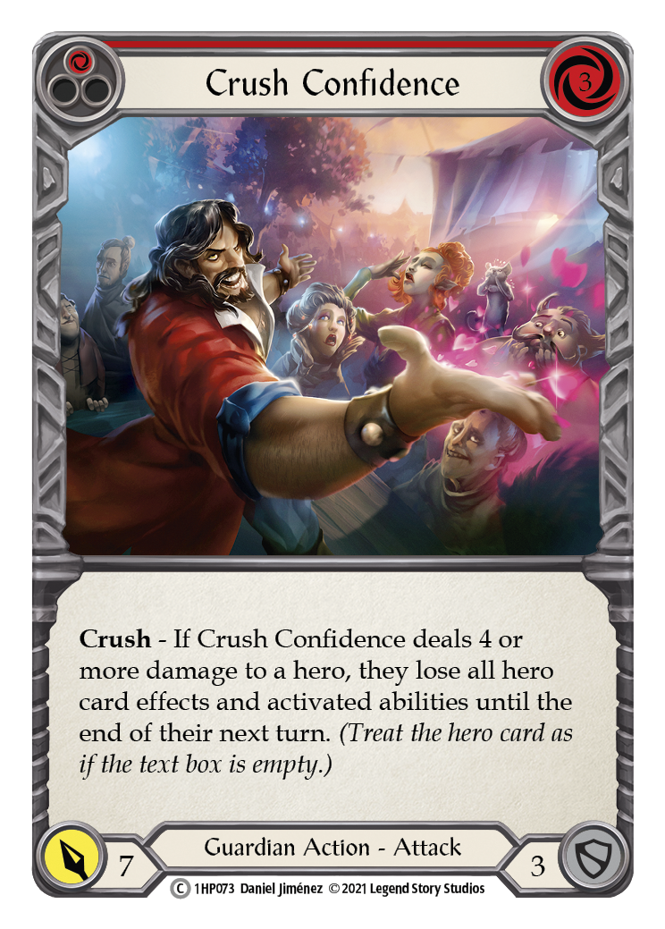 Crush Confidence (Red) [1HP073] | Shuffle n Cut Hobbies & Games