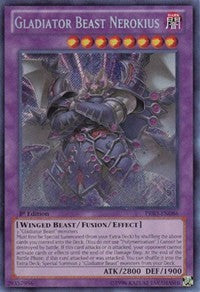 Gladiator Beast Nerokius [PRIO-EN086] Secret Rare | Shuffle n Cut Hobbies & Games