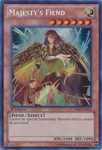 Majesty's Fiend [PRIO-EN034] Secret Rare | Shuffle n Cut Hobbies & Games