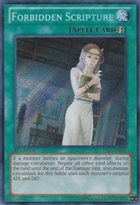 Forbidden Scripture [PRIO-EN067] Secret Rare | Shuffle n Cut Hobbies & Games