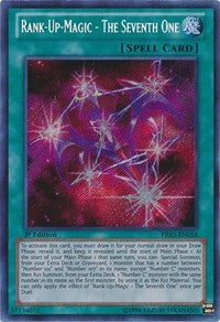 Rank-Up-Magic - The Seventh One [PRIO-EN058] Secret Rare | Shuffle n Cut Hobbies & Games