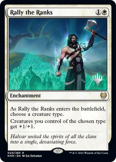 Rally the Ranks (Promo Pack) [Kaldheim Promos] | Shuffle n Cut Hobbies & Games