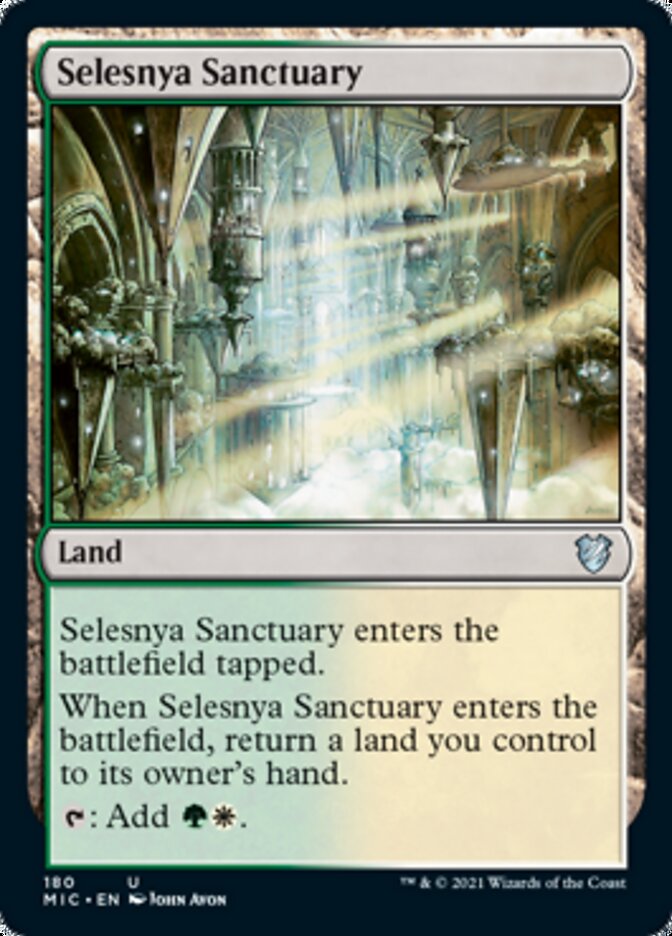 Selesnya Sanctuary [Innistrad: Midnight Hunt Commander] | Shuffle n Cut Hobbies & Games