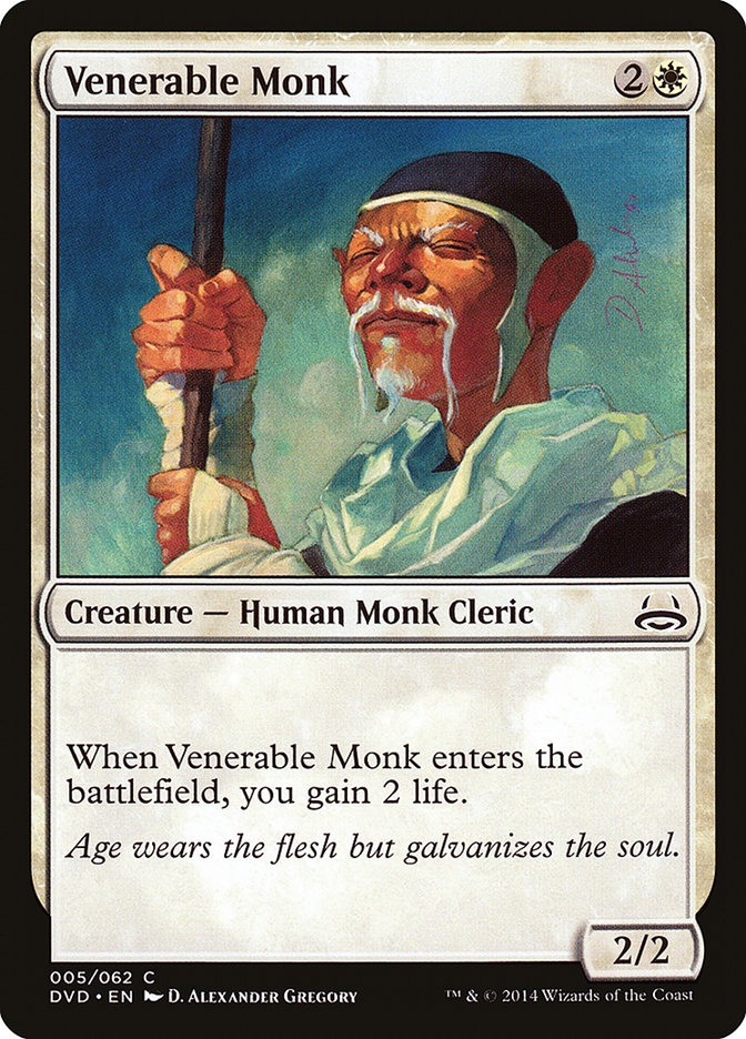 Venerable Monk (Divine vs. Demonic) [Duel Decks Anthology] | Shuffle n Cut Hobbies & Games