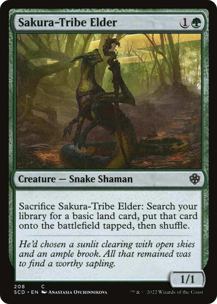 Sakura-Tribe Elder [Starter Commander Decks] | Shuffle n Cut Hobbies & Games