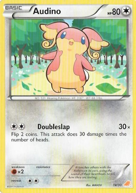 Audino (18/30) [Black & White: Trainer Kit - Excadrill] | Shuffle n Cut Hobbies & Games