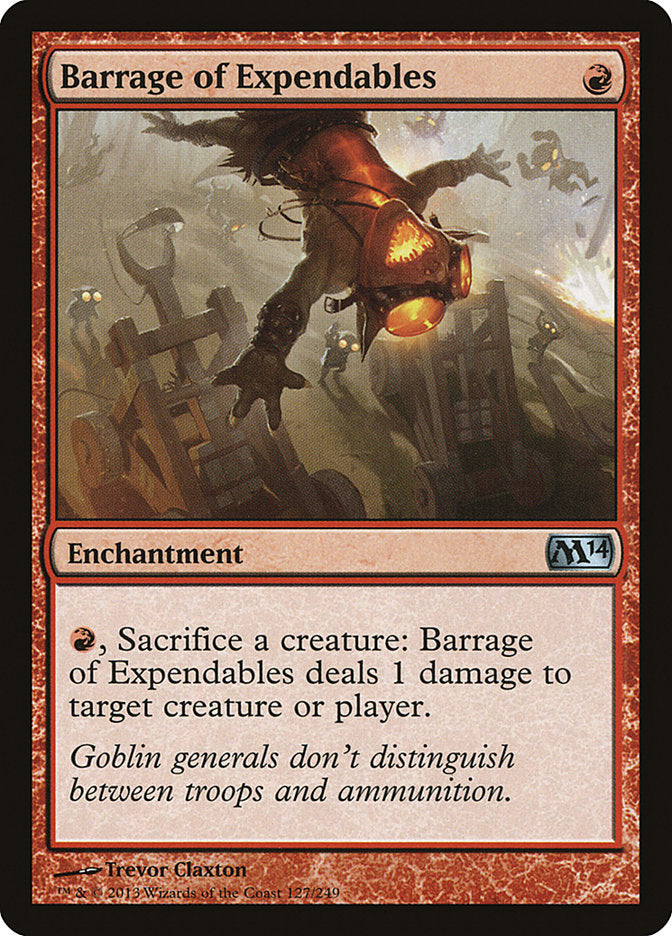 Barrage of Expendables [Magic 2014] | Shuffle n Cut Hobbies & Games